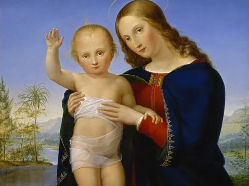 1786-Julie Mihes - Madonna col Bambino